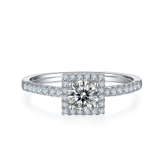 Moissanite Eternity Ring