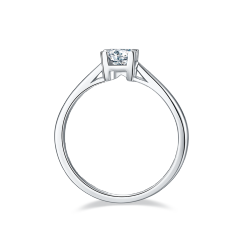 Moissanite Halo Engagement Rings
