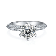 Custom Moissanite Engagement Rings