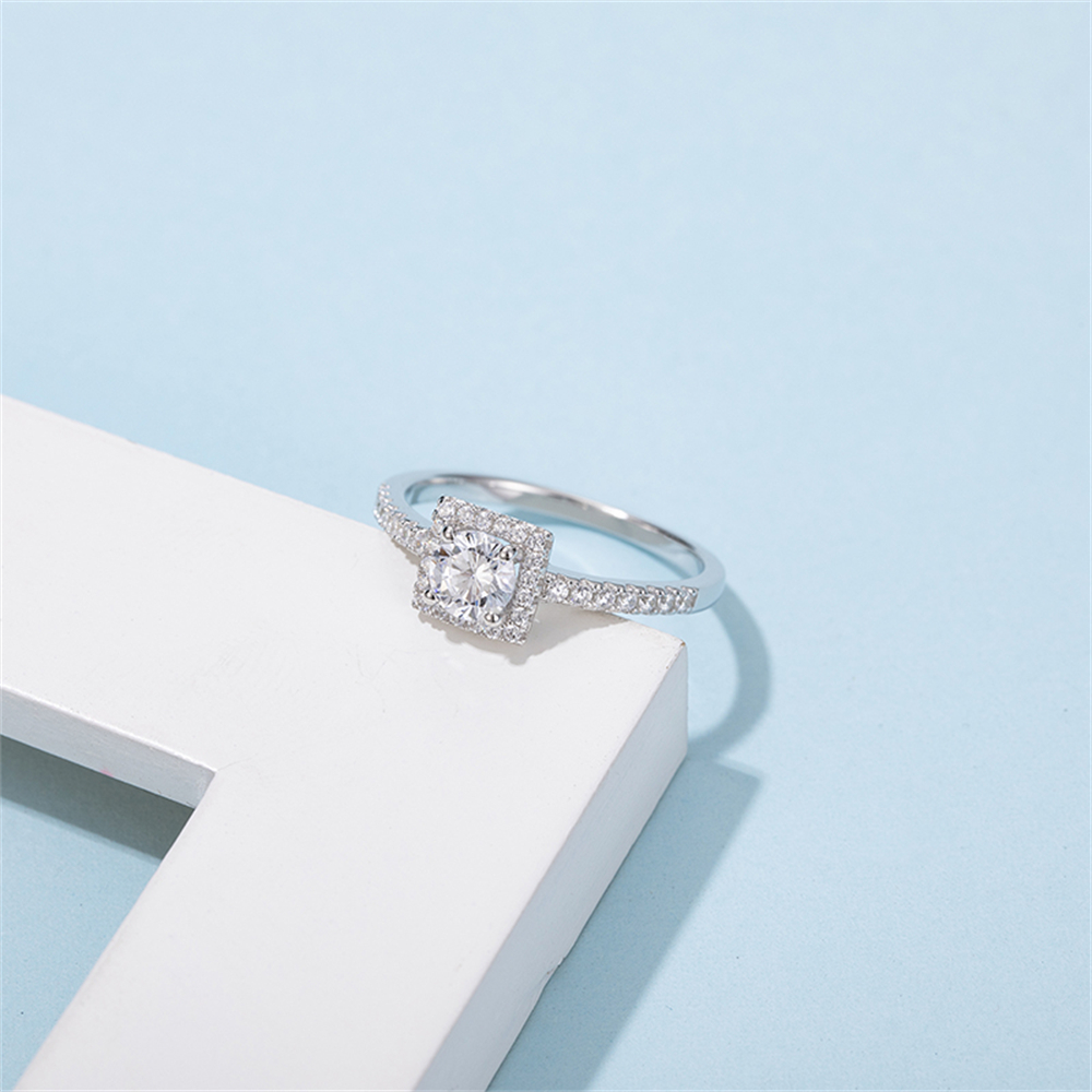 Moissanite Eternity Ring