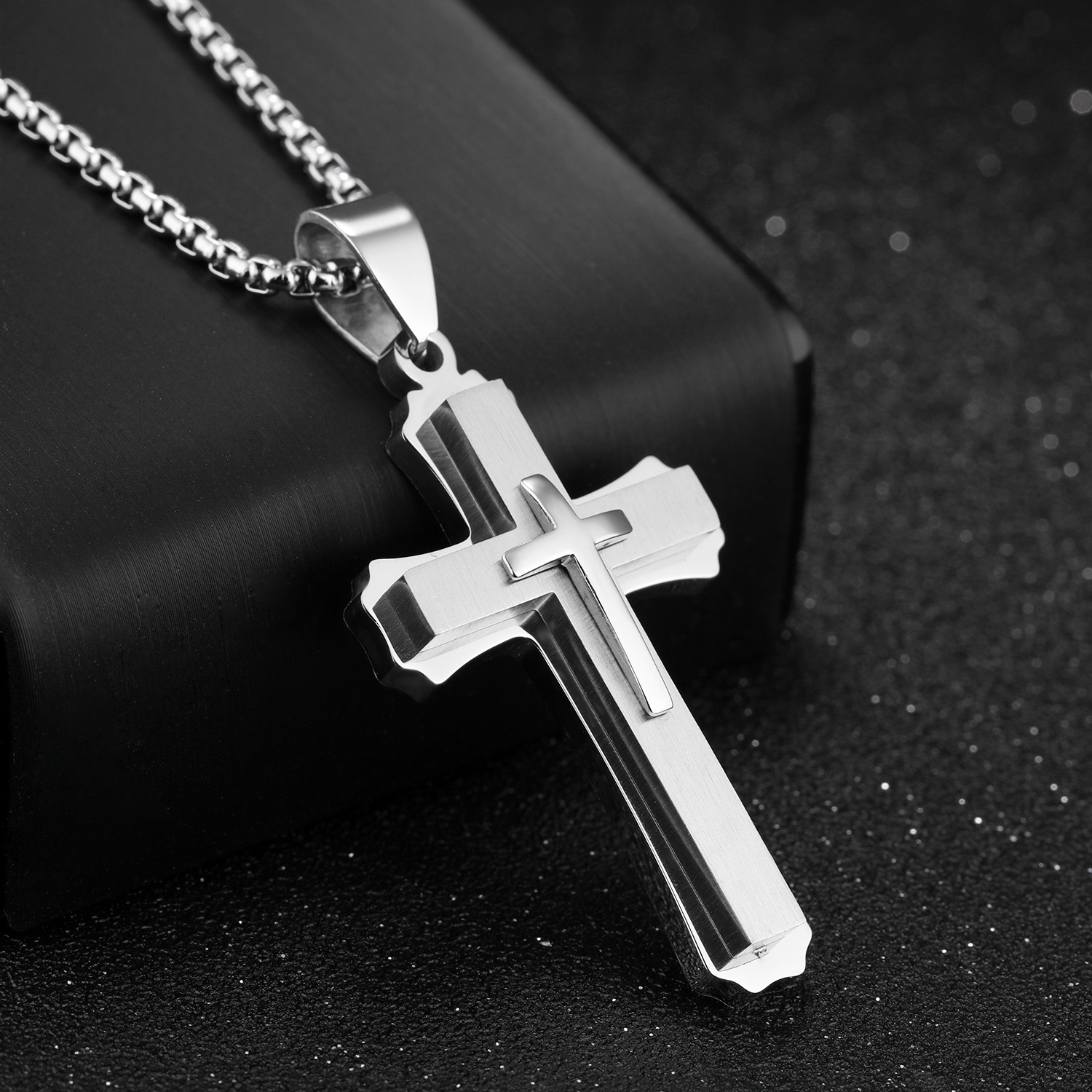 Stainless Steel Cross Pendant