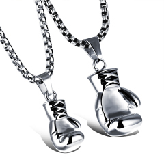 Stainless Steel Boxing Glove Necklace