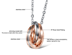 Stainless Steel Couple Necklace