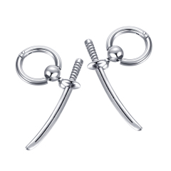 Samurai Sword Earrings