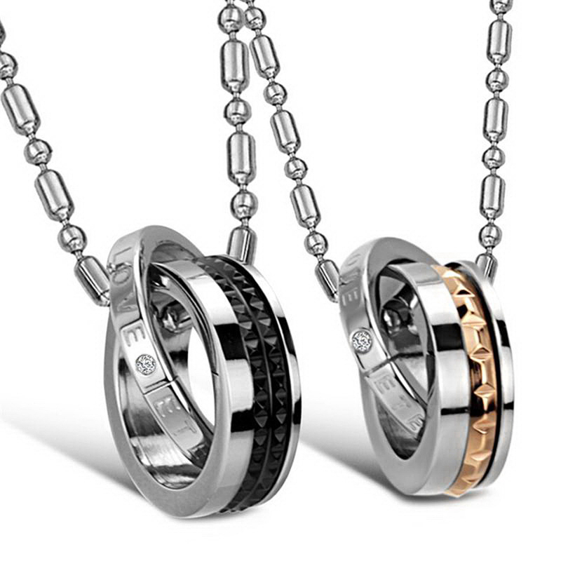 Stainless Steel Couple Necklace