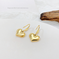 Love Heart Stainless Steel Earrings