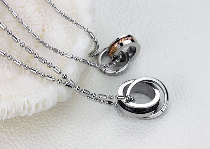 Stainless Steel Couple Necklace