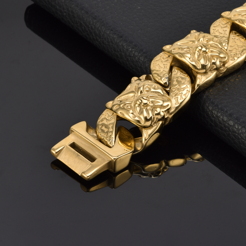 Gold luxury dog collar