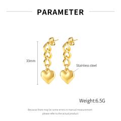 Luxury Heart Fashion Earrings