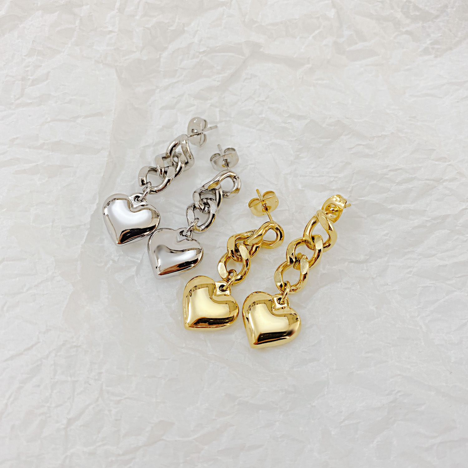 Luxury Heart Fashion Earrings