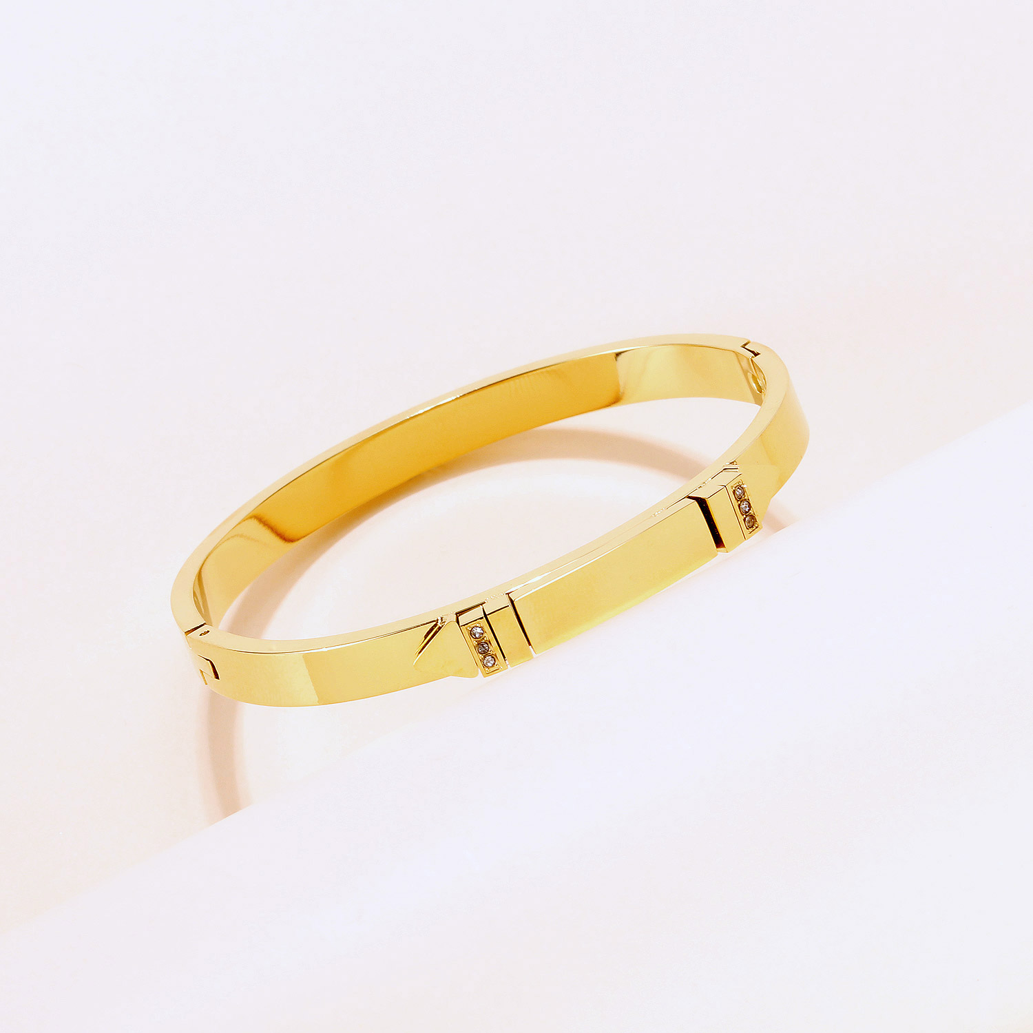 Stainless Steel Gold Bangle