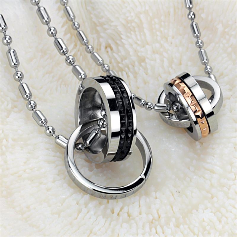 Stainless Steel Couple Necklace