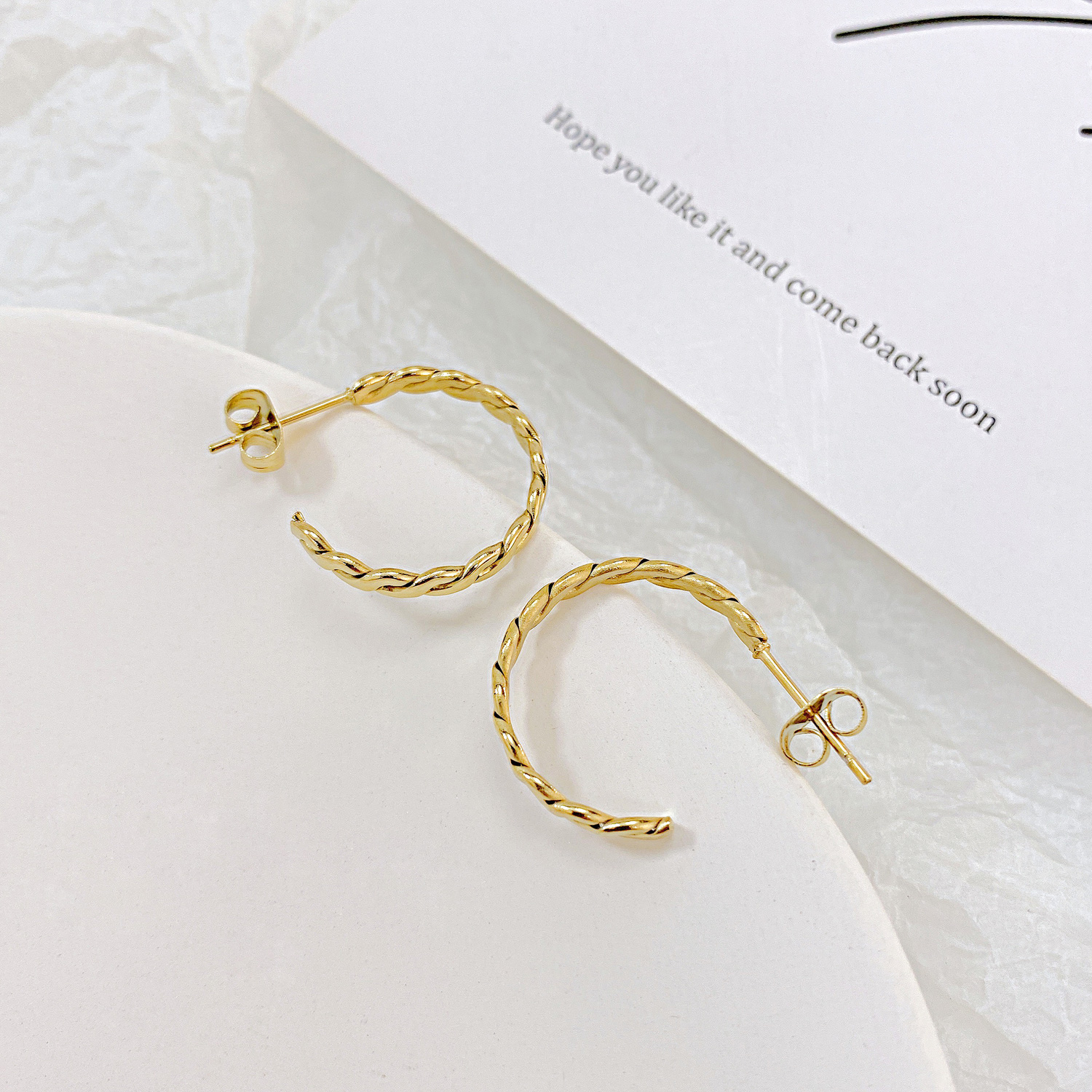 Gold Plated Fashion Earrings