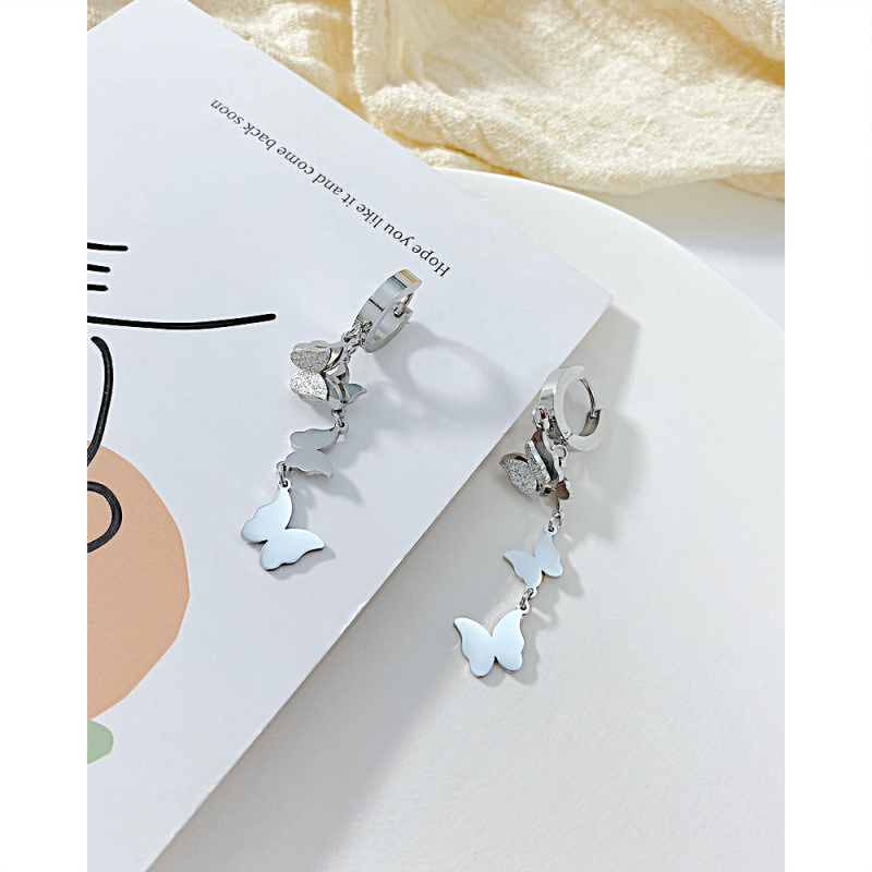 Shein Butterfly Drop Earrings