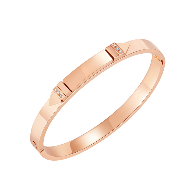 Stainless Steel Gold Bangle