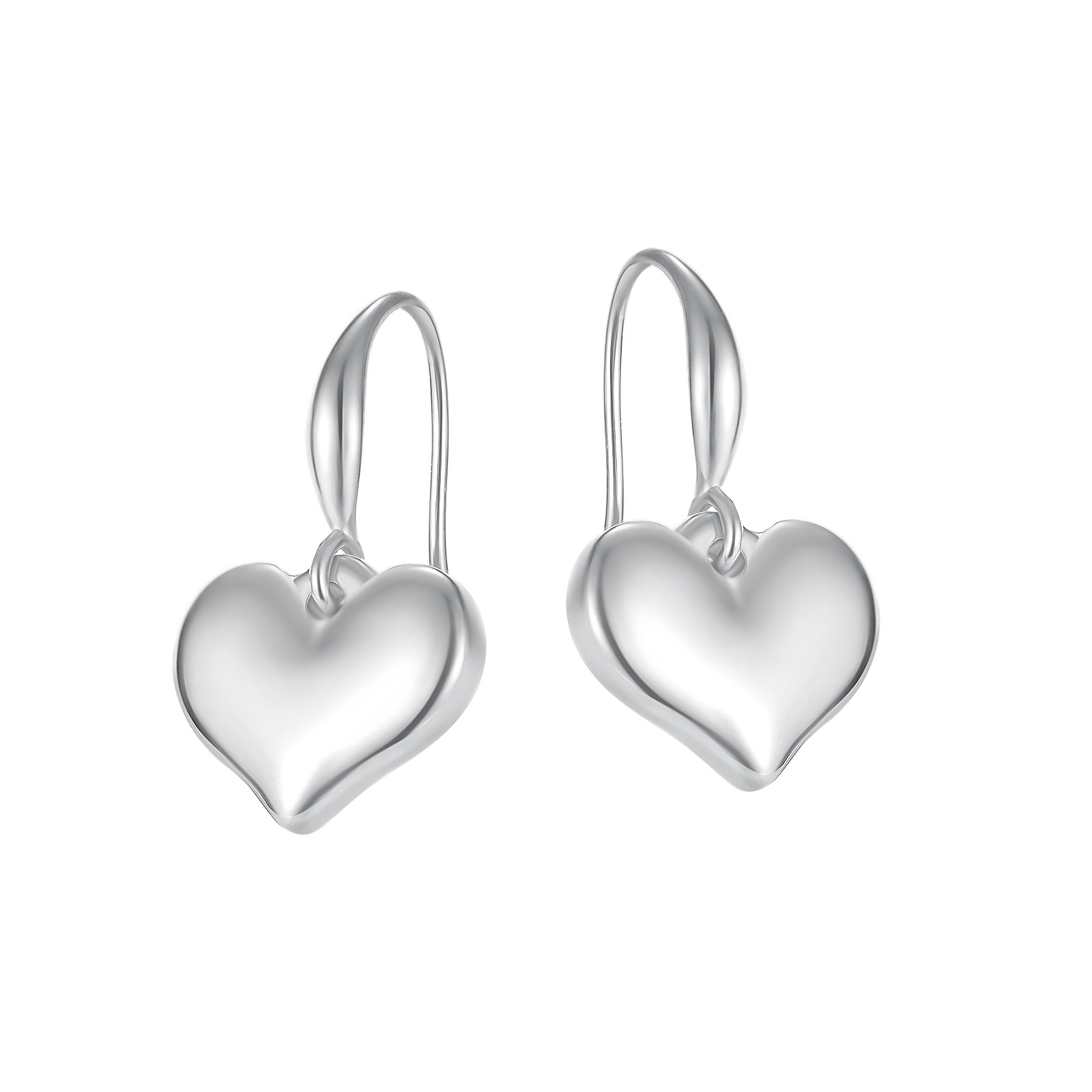 Love Heart Stainless Steel Earrings