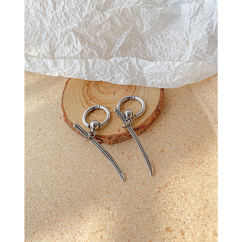 Samurai Sword Earrings