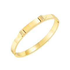 Stainless Steel Gold Bangle
