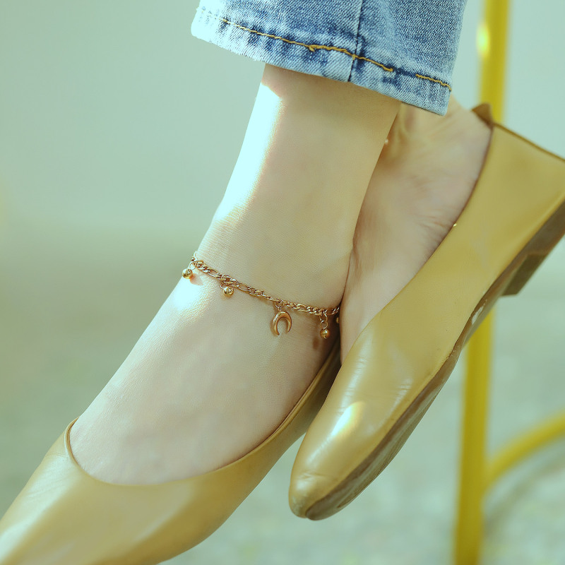 The Gold Moon Anklet