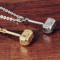 Stainless Steel Thor's Hammer Necklace