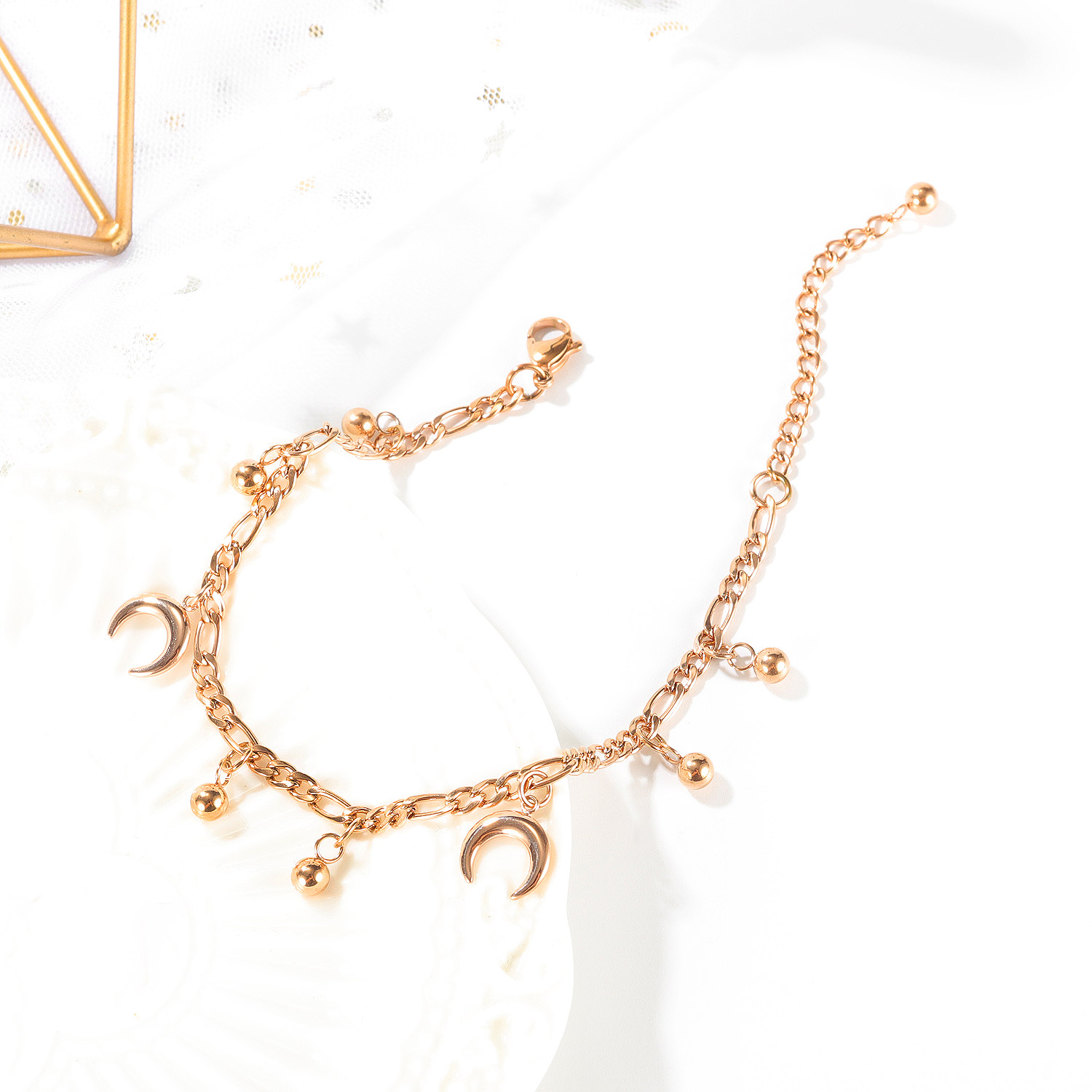 The Gold Moon Anklet