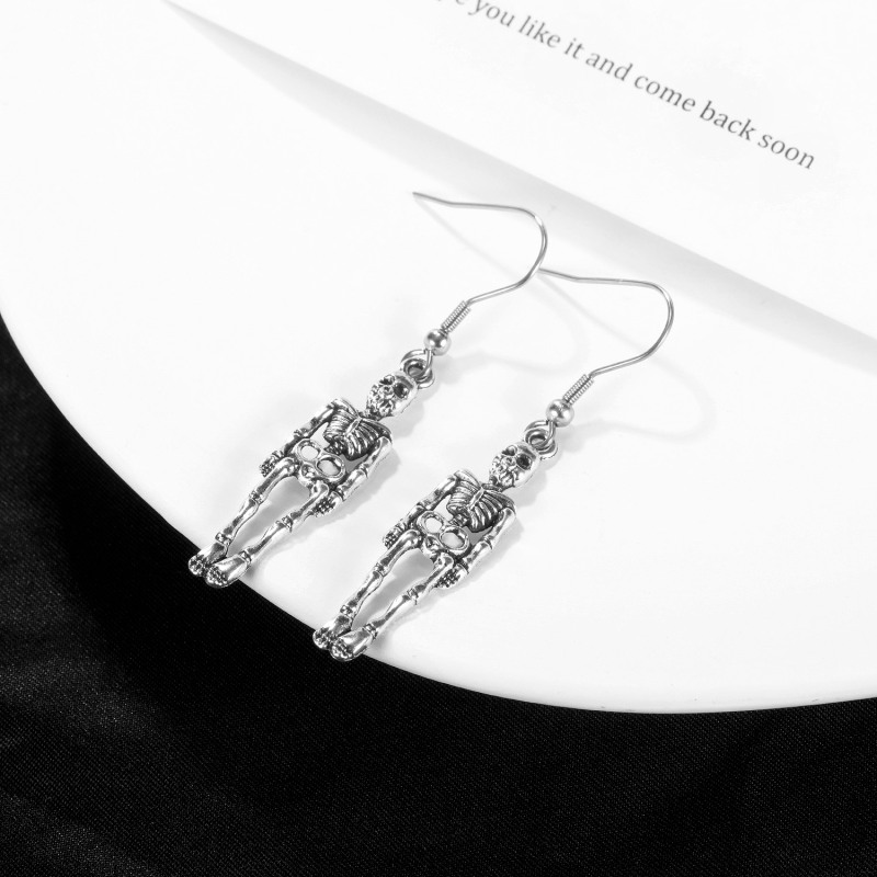 Fashion Designer Skeleton Earrings