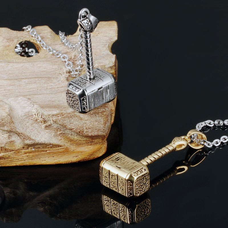 Stainless Steel Thor's Hammer Necklace