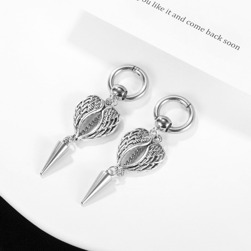 Angel wings Silver Earrings