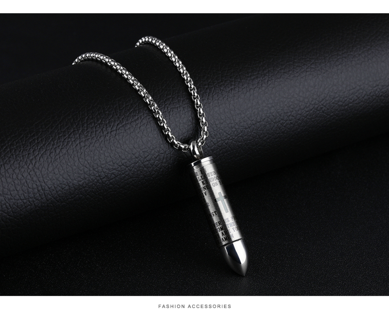 Men Bullet Necklace