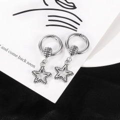 Star Type Chain Earrings