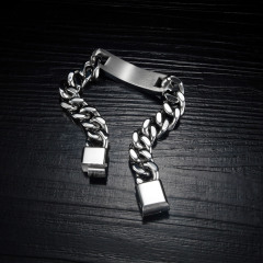 Stainless Steel Bangle Charm Bracelets