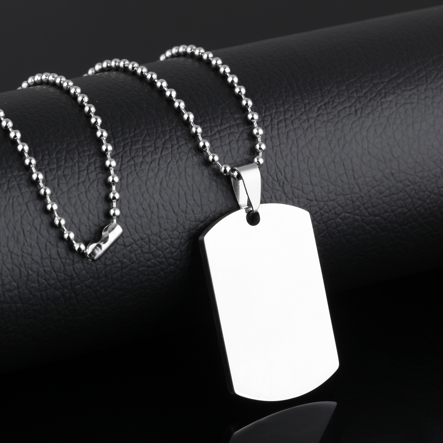 Dog Tag Necklace Stainless Steel