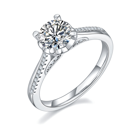6 Carat Moissanite Ring