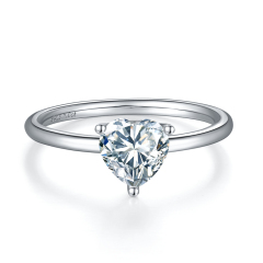 Moissanite 4 Carat Ring