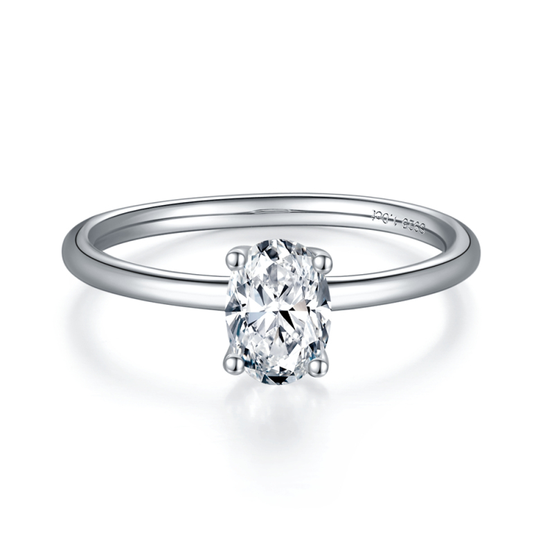 Platinum Moissanite Engagement Rings