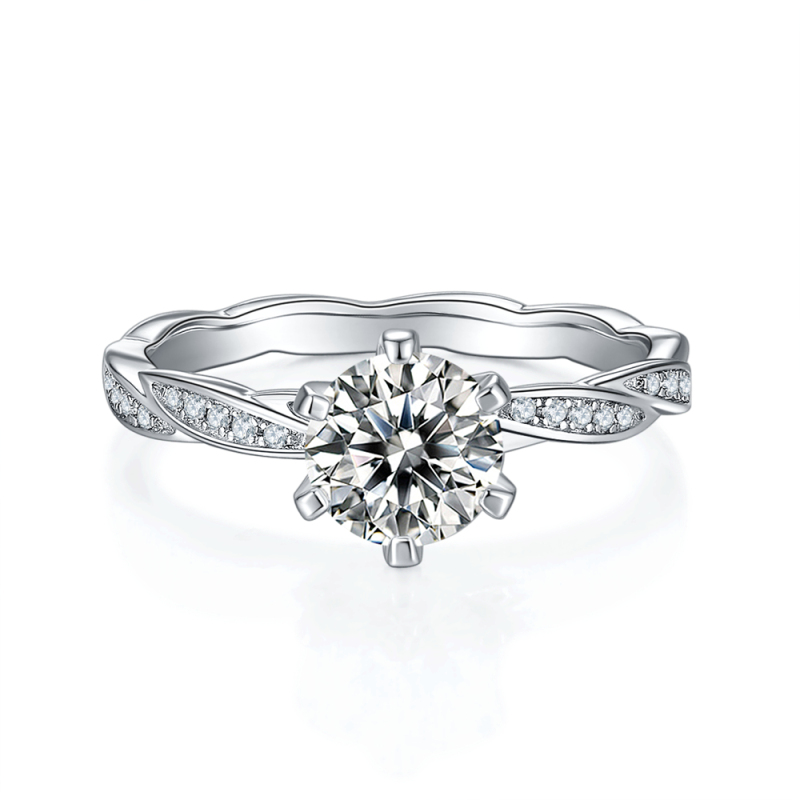 Moissanite Ring Set