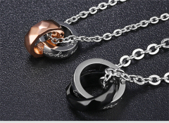 Stainless Steel Couple Necklace