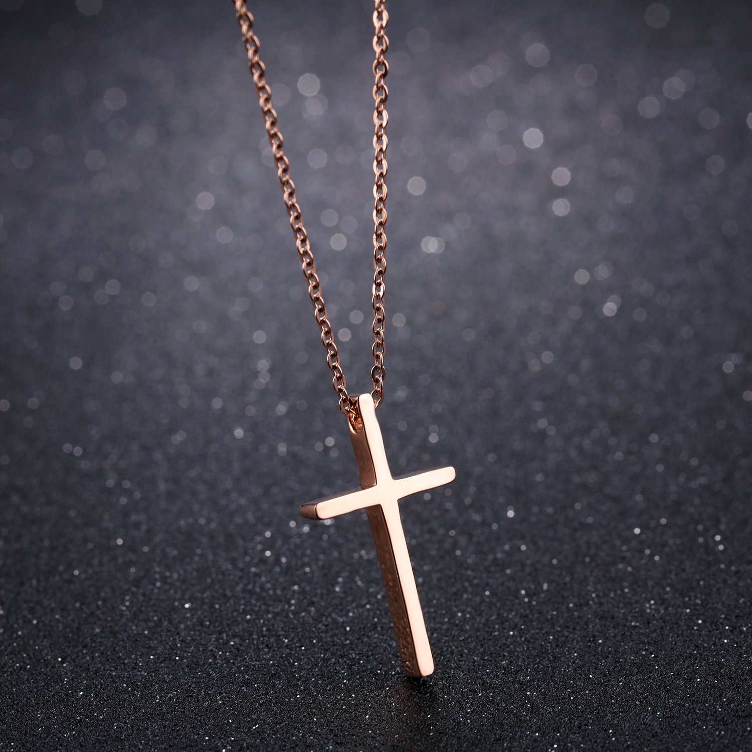 Lords Prayer Cross Necklace