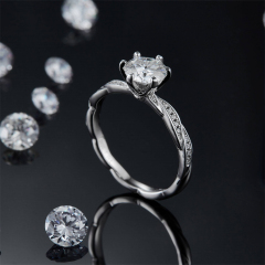 Moissanite Ring Set