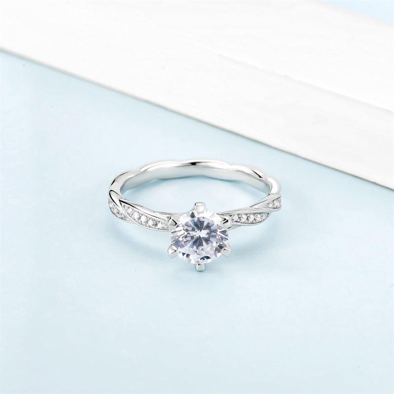 Moissanite Ring Set