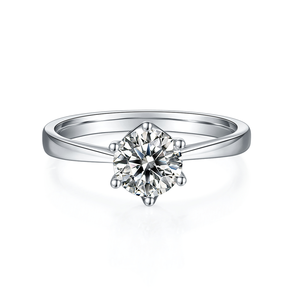 Fake Diamond Rings Moissanite