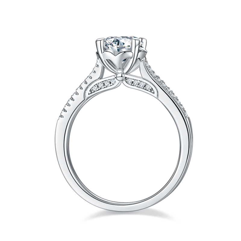 6 Carat Moissanite Ring