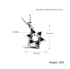 Stainless Steel Star Necklace