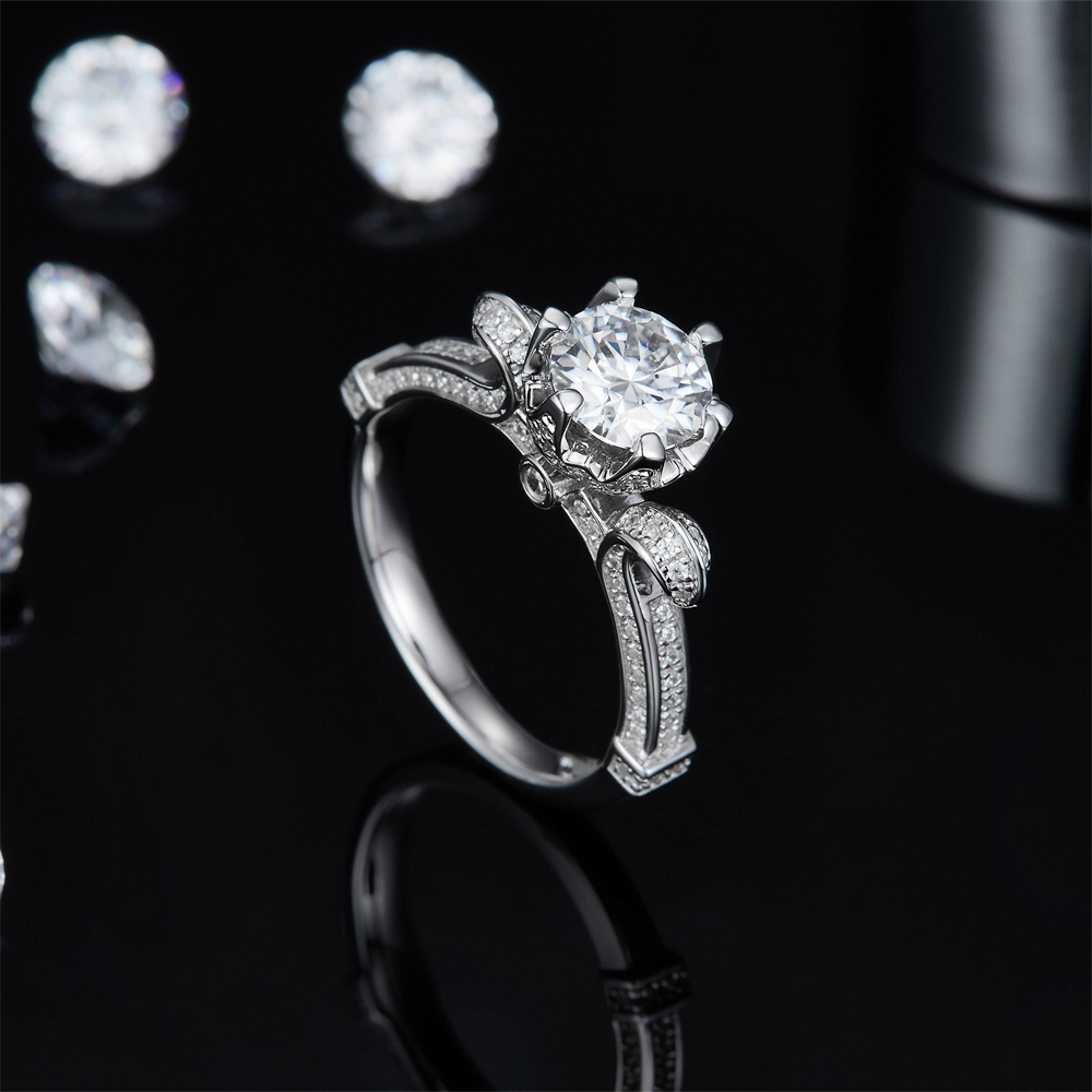 Charles And Colvard Moissanite Rings