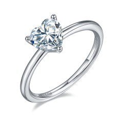 Moissanite 4 Carat Ring