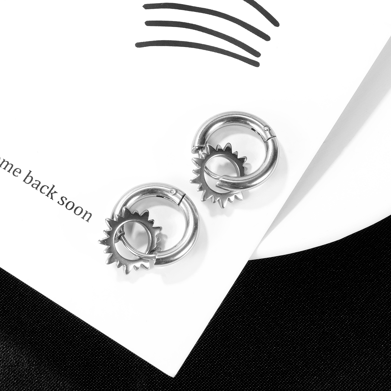 Solar wheel Earrings