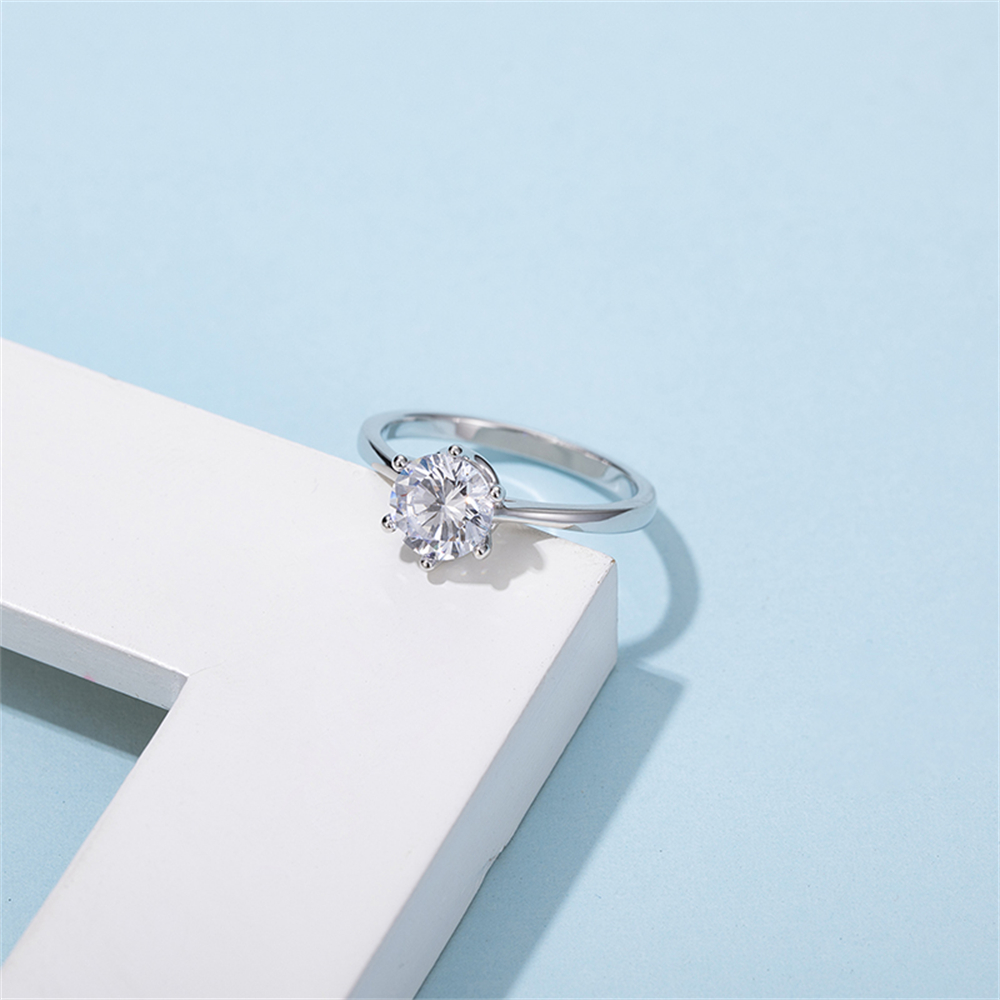 Fake Diamond Rings Moissanite