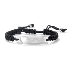 Mens Stainless Steel Curb Bracelet