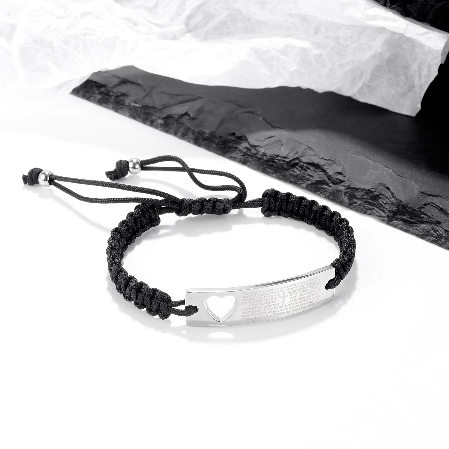 Mens Stainless Steel Curb Bracelet