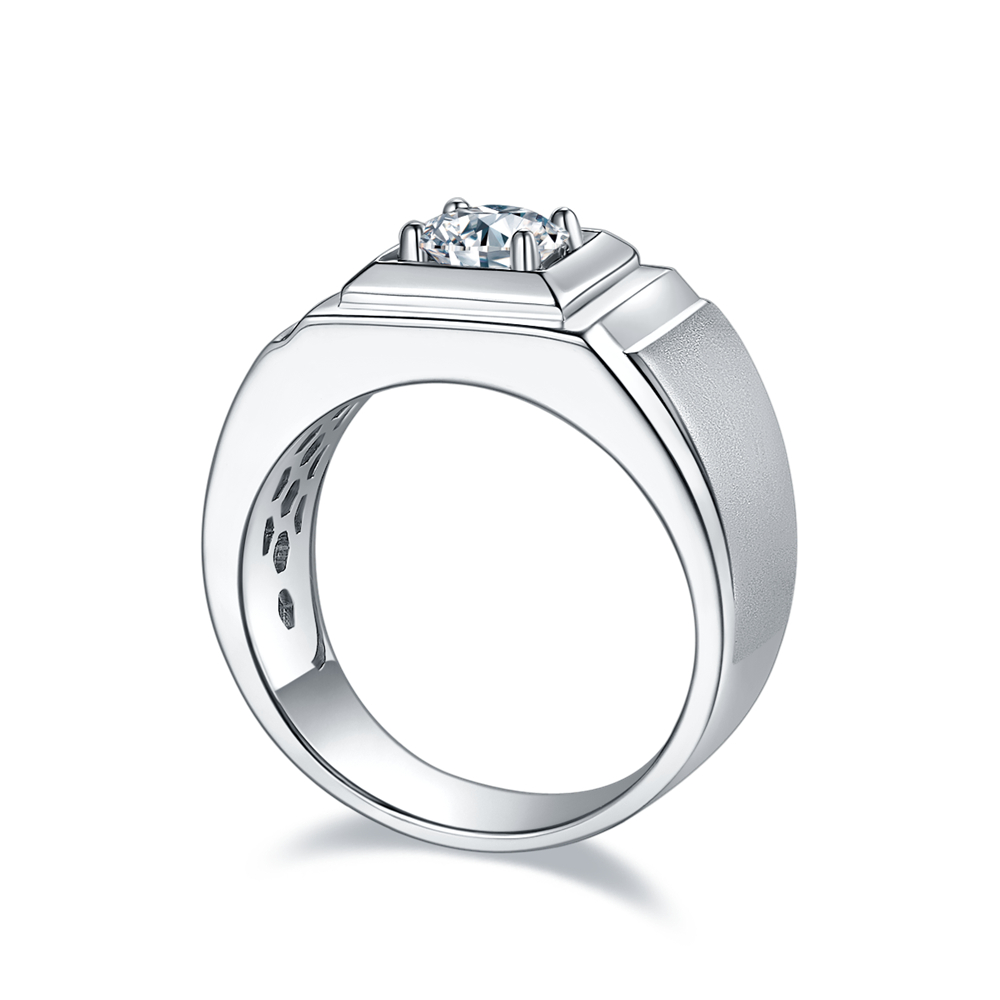 Big Moissanite Engagement Rings